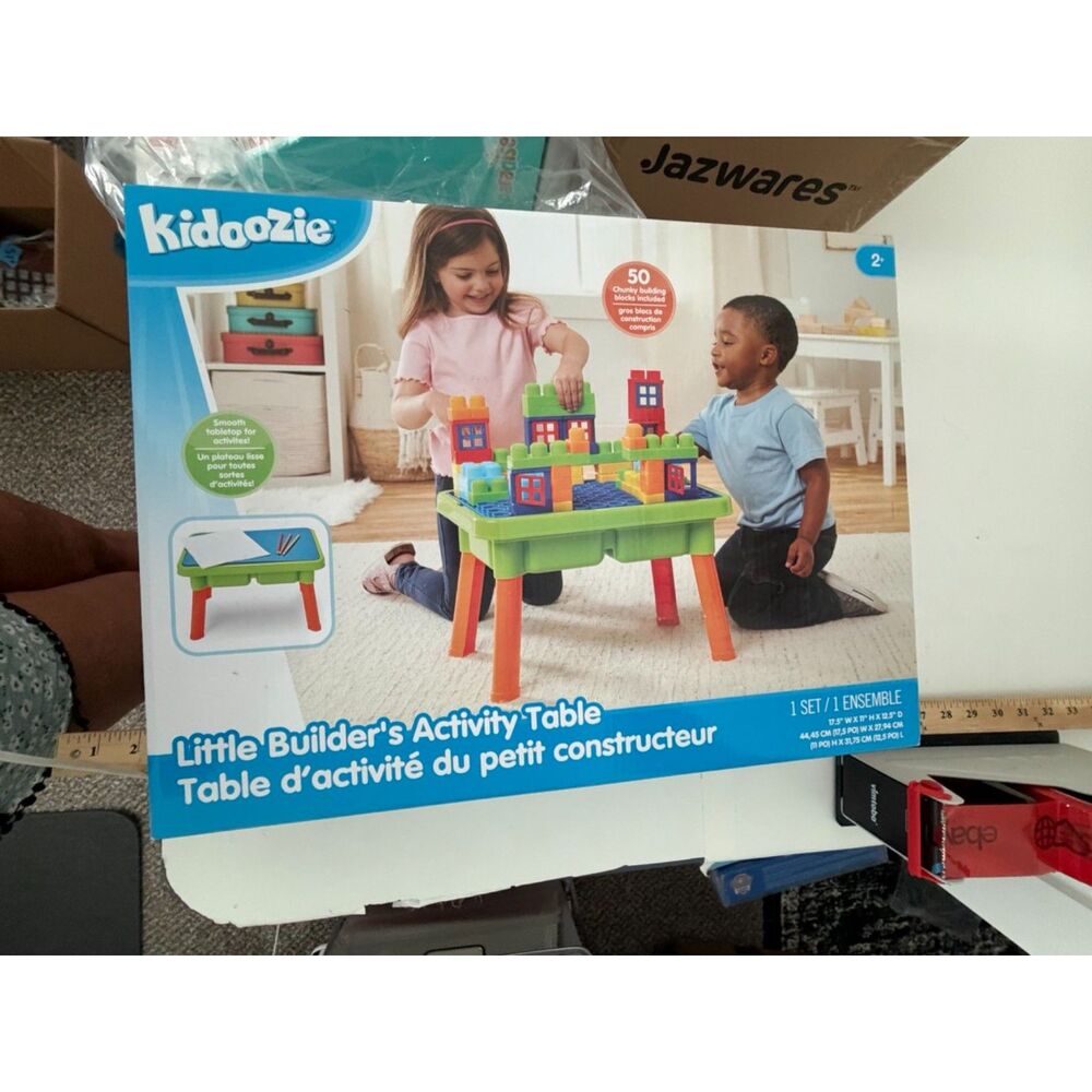 Kidoozie - Little Builders Activity Table - Picture 3 of 6